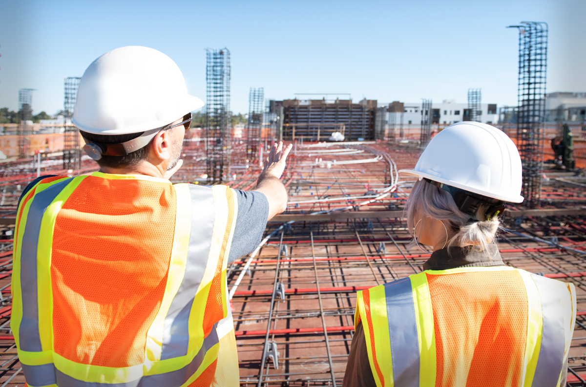 Construction Workers on Field